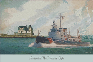 full color posters Rockland coast guard