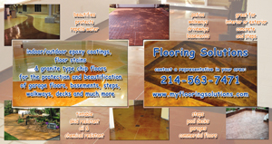  full color posters epoxy flooring